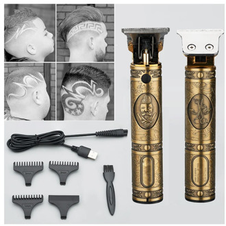 KEMEI KM-700B Hair Clipper Beard Head Metal Hair Trimmer Professional Hair Cutting USB Charging Beard Trimmer