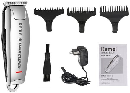 Kemei Mannen Snoerloze Elektrische Redeneren Tondeuse Quick Cut Tondeuse Scheren Machine Professionele Styling Trimmer 40D geen doos