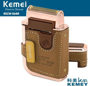Kemei Oplaadbare Elektrische Scheerapparaat Baard Scheerapparaat Machine Trimmer Gezichtsverzorging Mannen Scheren Scheerapparaat Tondeuse uk plug