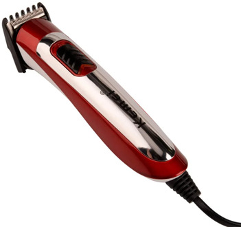 Kemei Professional Hair Clipper Men's Electric Beard Trimmer Low Noise Corded Titanium Steel Hair Cutting Machine For Adults Kid