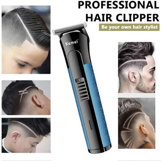 KEMEI Professional Hair Clipper Rechargeable Electric Hair Cutting Powerful Hair Trimmer Low Noise Beard Trimmer Haircut Styling