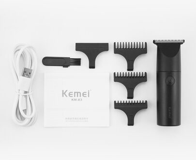 Kemei R Type Draagbare Kapper Trimmer Elektrische Tondeuse Tondeuse Waterdicht Tondeuse Veiligheid Care Tool 43D geen doos