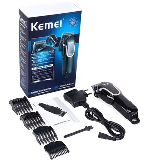 Kemei Tondeuse Low Noise Oplaadbare Tondeuse Professionele Elektrische Tondeuse Voor Barbershop Haar Styling Tools 40D met doos