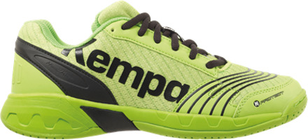 Kempa Attack Junior  Sportschoenen - Maat 34 - Unisex - groen/zwart