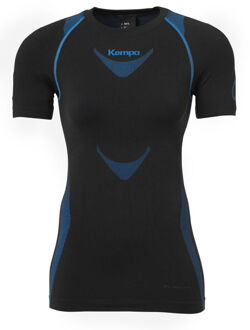Kempa Attitude Pro Shirt Dames - zwart/lichtblauw - maat XS/S