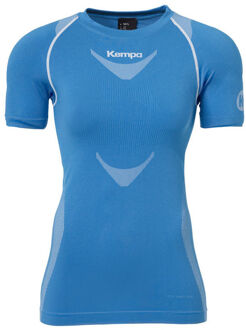 Kempa Attitude pro shortsleeve women Kempablau / wit - XL/XXL