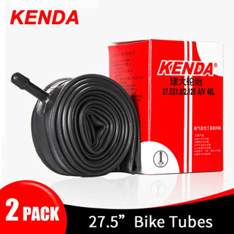 Kenda 2 Units Bike Inner Tube 27.5" Mountain Road Bicycle Tubes 32/36/48MM Schrader Presta Valve Bike Tire