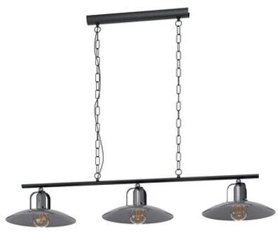 Kenilworth Hanglamp - 3 lichts - E27 - Zwart