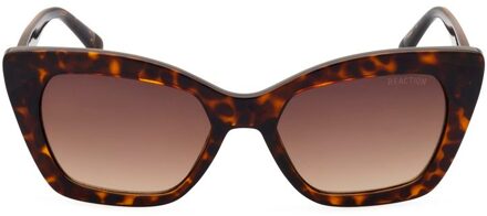 Kenneth Cole Cateye Schildpad Zonnebril - maat Bruin