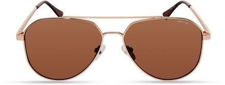 Kenneth Cole Zonnebril Aviator Bruin