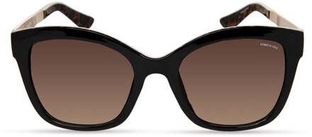 Kenneth Cole Zwarte Geïnjecteerde Zonnebril - One Size