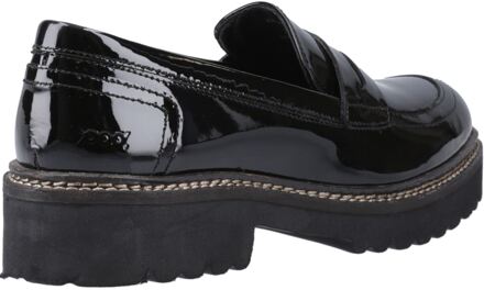 Kenny Leren Vrouwen Zwart Patent Loafers