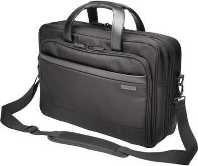Kensington Contour 2.0 Business Laptop Aktentas  - Geschikt Voor 15.6 Inch Laptop - Polyester - Duurzaam, Waterafstotend Materiaal - Ergonomisch - Zwart - 1 Stuk