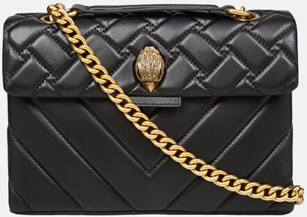 Kensington schoudertas van leer Zwart - 1 maat