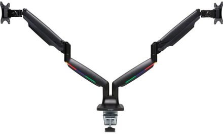 Kensington SmartFit One-Touch Height Adjustable Dual Monitor Arm Monitorarm