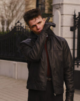 Kent leren jas Zwart - XXXL