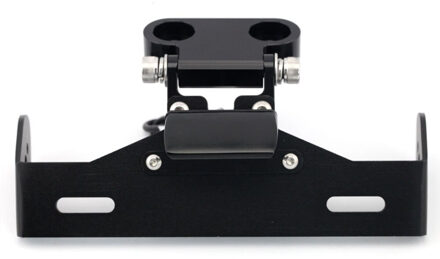 Kentekenplaathouder Voor DUCATI MONSTER 821 1200/S/R 14 15 16 17 18 motorfiets Tail Tidy Fender Eliminator LED Licht Zwart