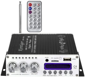 Kentiger V10 Versterker Bluetooth Hi-Fi Klasse-Ab Stereo Super Bass O Versterkers Auto Senior Afscherming Ingebouwde circuit