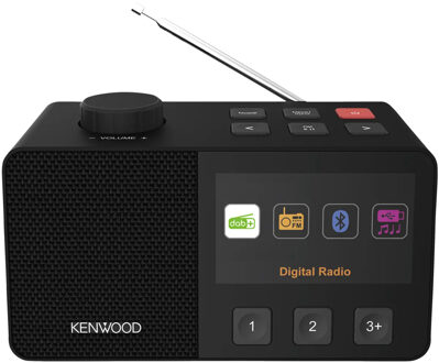 Kenwood CR-M70DAB DAB radio Zwart