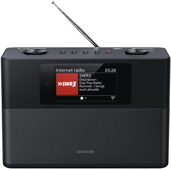 Kenwood CR-ST120S DAB radio Zwart