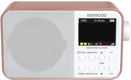 Kenwood CRM30DAB DAB radio Roze