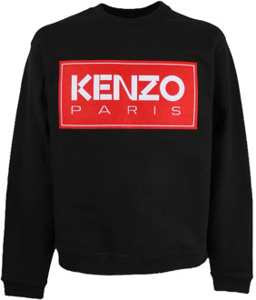 Kenzo Artistieke Sweatshirt Kenzo , Black , Heren - L