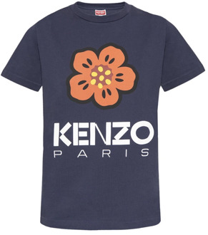 Kenzo Bedrukt T-shirt Kenzo , Blue , Dames - XS