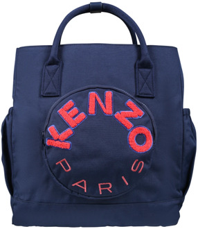 Kenzo Blauwe luiertas met verstelbare banden Kenzo , Blue , Unisex - ONE Size