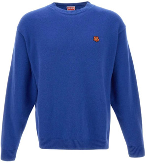 Kenzo Blauwe Sweater Upgrade voor Mannen Kenzo , Blue , Heren