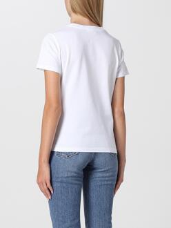 Kenzo Bloemengeborduurde T-shirt Wit