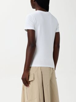 Kenzo Bloemenprint T-shirt met Korte Mouwen Wit