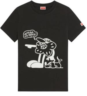 Kenzo Boke BOY Travels T-Shirt Kenzo , Black , Unisex - Xl,L,M,S