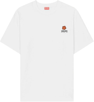 Kenzo Boke Flower Crest T-shirt Kenzo , White , Heren - L,M,S