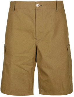 Kenzo Cargo Workwear Shorts in Tabac Kenzo , Beige , Heren - 2Xl,Xl