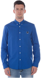 Kenzo Casual Button-Up Overhemd Kenzo , Blue , Heren - L