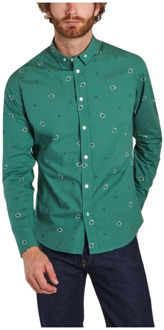 Kenzo Casual Overhemd Kenzo , Green , Heren - S