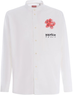 Kenzo Casual Shirts Kenzo , White , Heren - 2Xl,Xl,L,M,3Xl