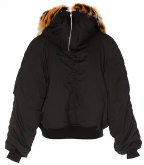 Kenzo effen zwart bomberjack - maat M