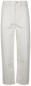 Kenzo Gebleekte Wortel Fit Jeans Kenzo , White , Dames - W27,W29
