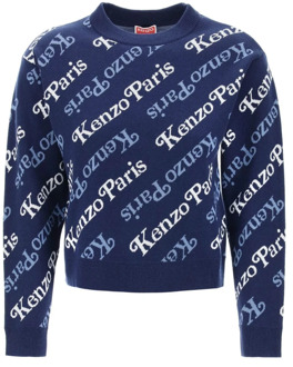 Kenzo Gezellig Gebreide Trui Pullover Kenzo , Multicolor , Dames - XS