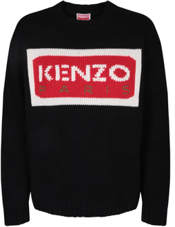 Kenzo Grafische Logo Trui Kenzo , Black , Dames - XS