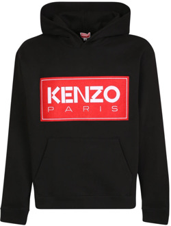 Kenzo Iconisch Logo Hoodie Kenzo , Black , Heren - S