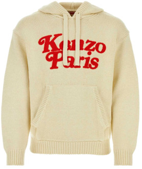Kenzo Ivoor Katoenen Sweatshirt Kenzo , Beige , Heren - L,M,S