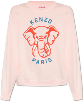 Kenzo Katoenen sweatshirt Kenzo , Pink , Dames - L,M,S