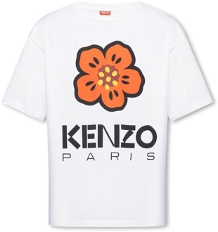 Kenzo Katoenen T-shirt Kenzo , White , Heren - 2Xl,Xl,L,M,S