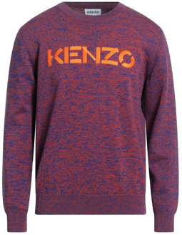 Kenzo Katoenen trui met logo Kenzo , Multicolor , Heren
