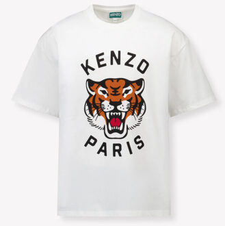 Kenzo Kinder jongens t-shirt in Wit - 140