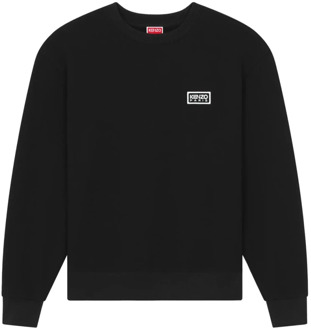 Kenzo Klassieke Bicolor Sweatshirt Kenzo , Black , Heren - XL