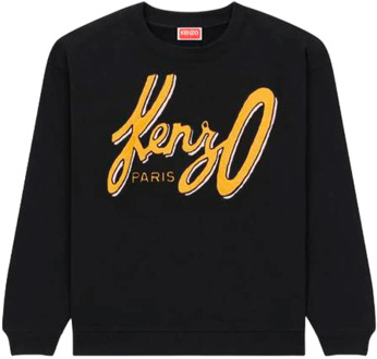 Kenzo Klassieke Logo Sweatshirt Kenzo , Black , Dames - M,Xs