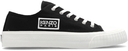 Kenzo Logo-geborduurde sneakers Kenzo , Black , Heren - 44 Eu,42 Eu,40 Eu,45 Eu,41 Eu,43 EU